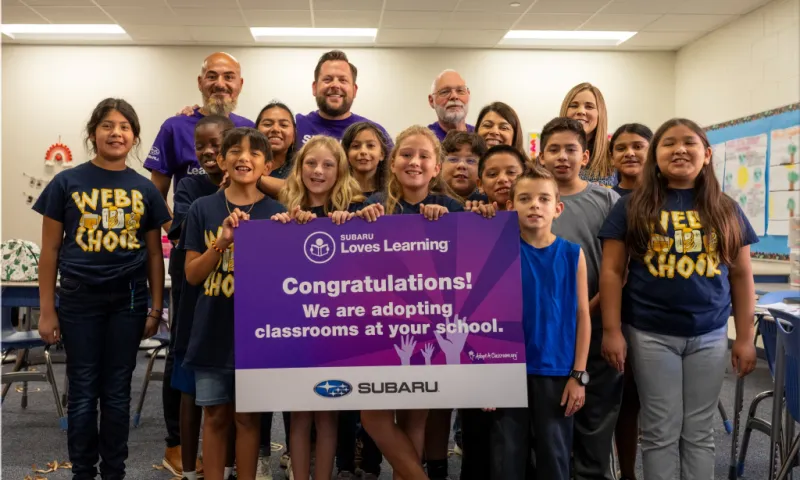 Subaru Drives Education Forward: 750,000 Students Supported